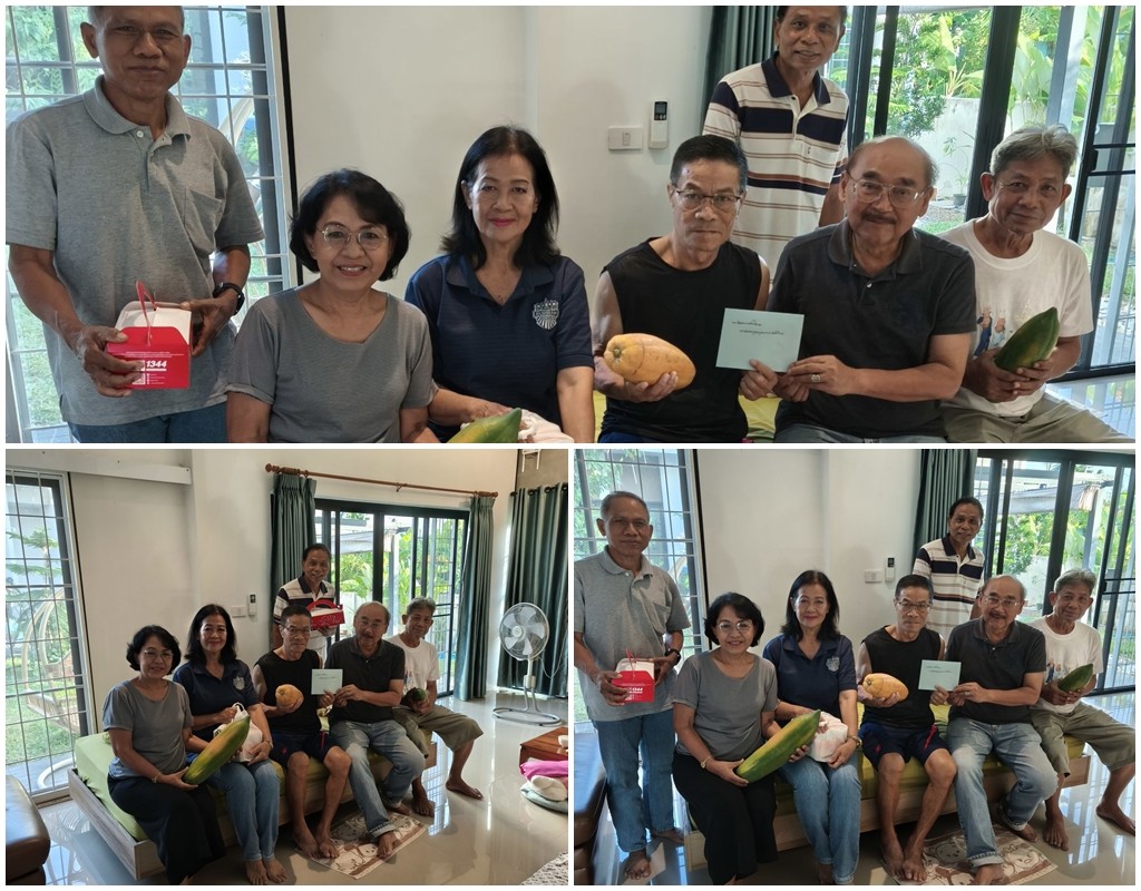 เยี่ยมไข้ให้กำลังใจครูสมคิด บุญมะ